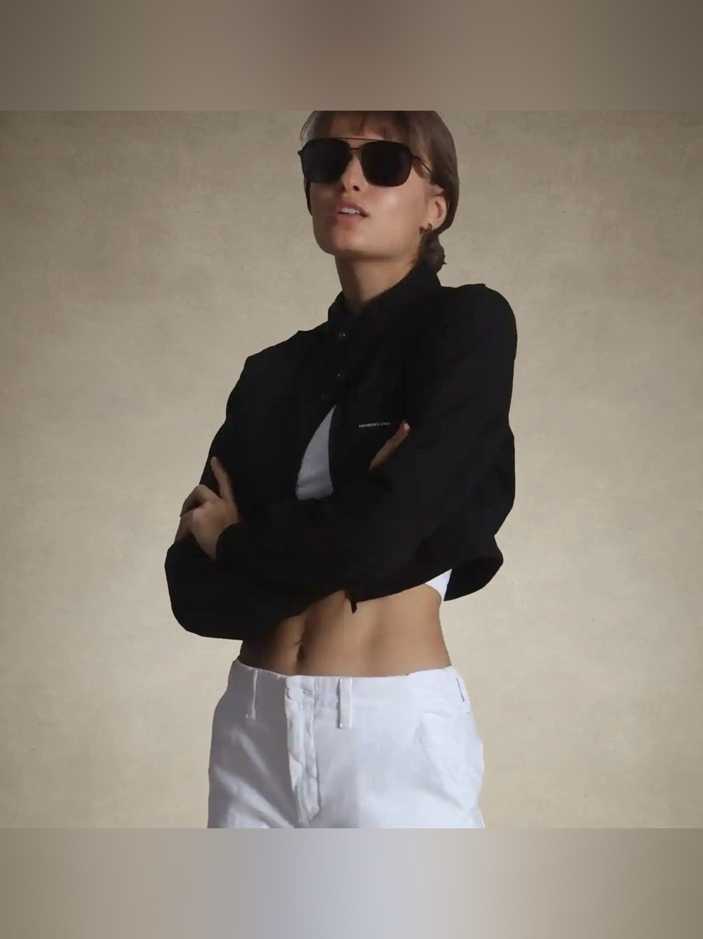 Members Only Cropped Mini Racer Jacket - Picture 4 of 8